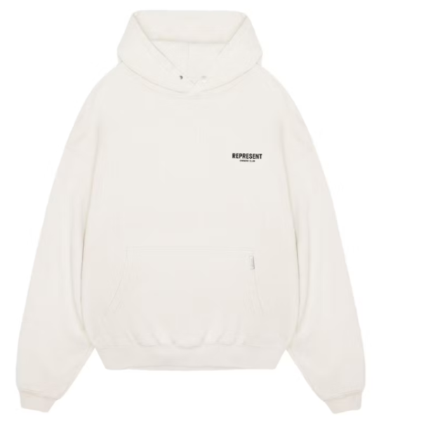 White Represent Hoodie